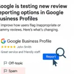 Google Testing New Report Review Options in Google Business Profiles
