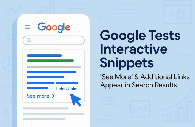 Google Enhances Search Snippets With ‘See More’ & Extra Links