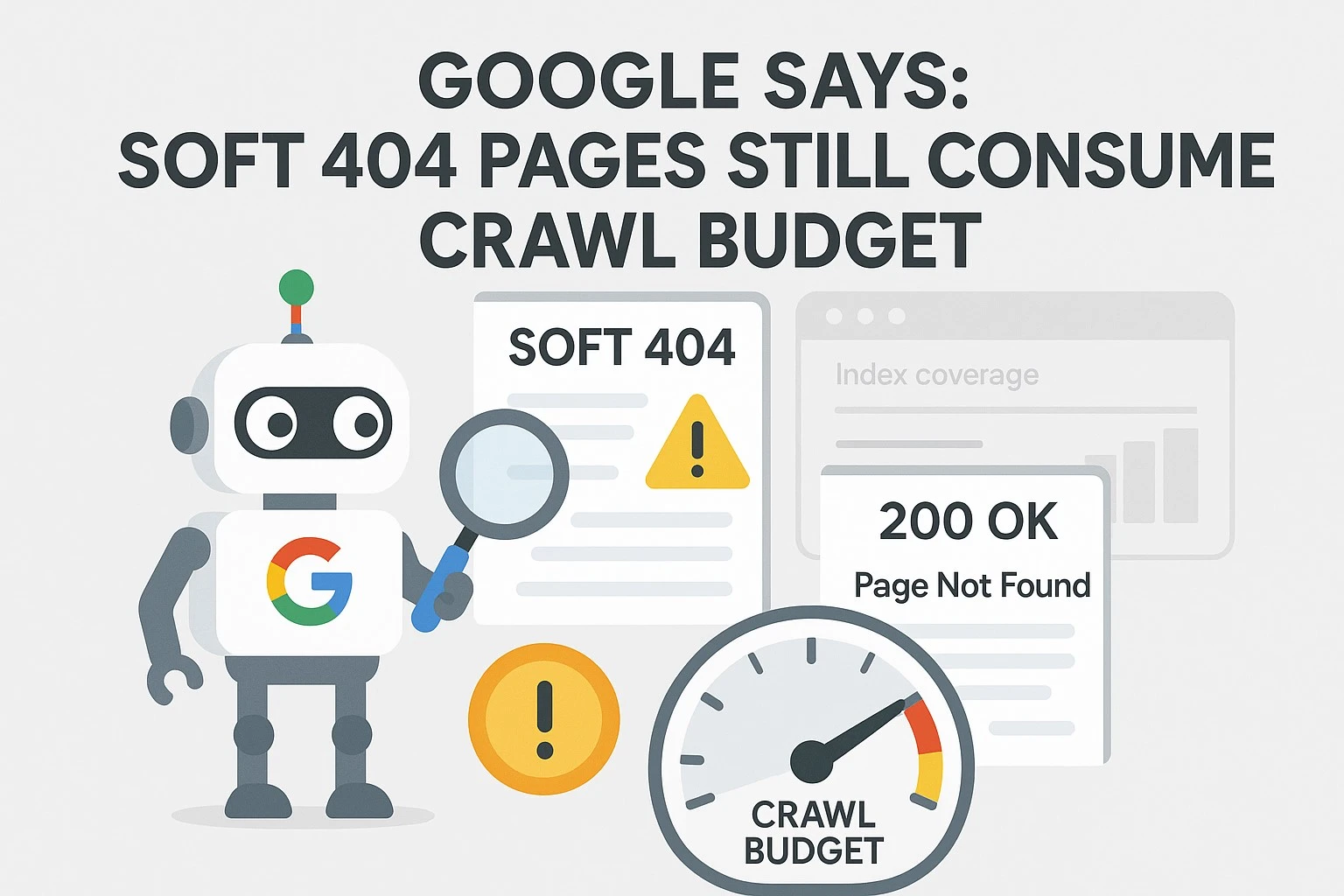 Google Says Soft 404 Pages Still Consume Crawl Budget
