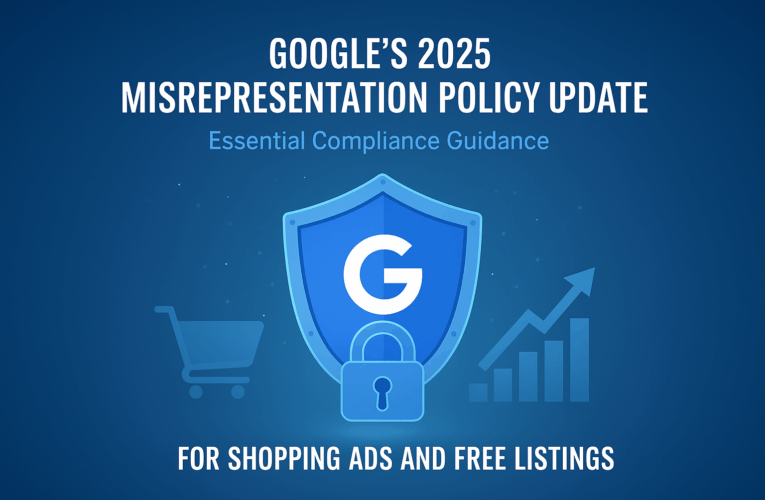 Google’s 2025 Misrepresentation Policy Update: Essential Compliance Guidance for Shopping Ads and Free Listings