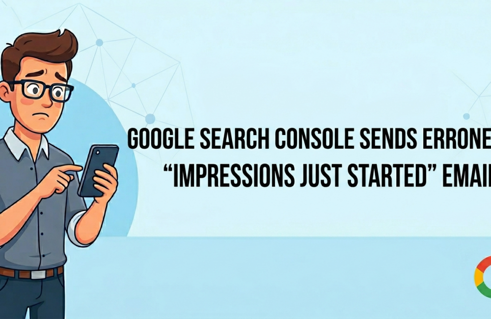 Google Search Console - Error Message
