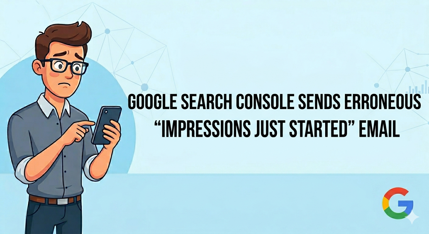 Google Search Console - Error Message