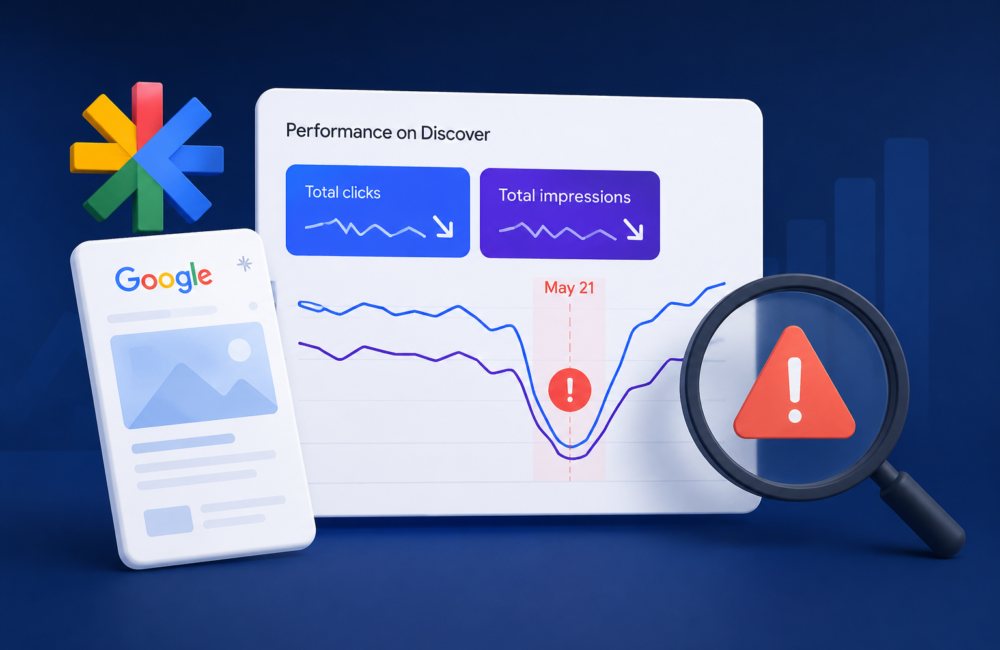 Google Discover report bug
